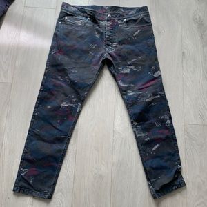 Diesel cropped pants Camouflage Jeans 32